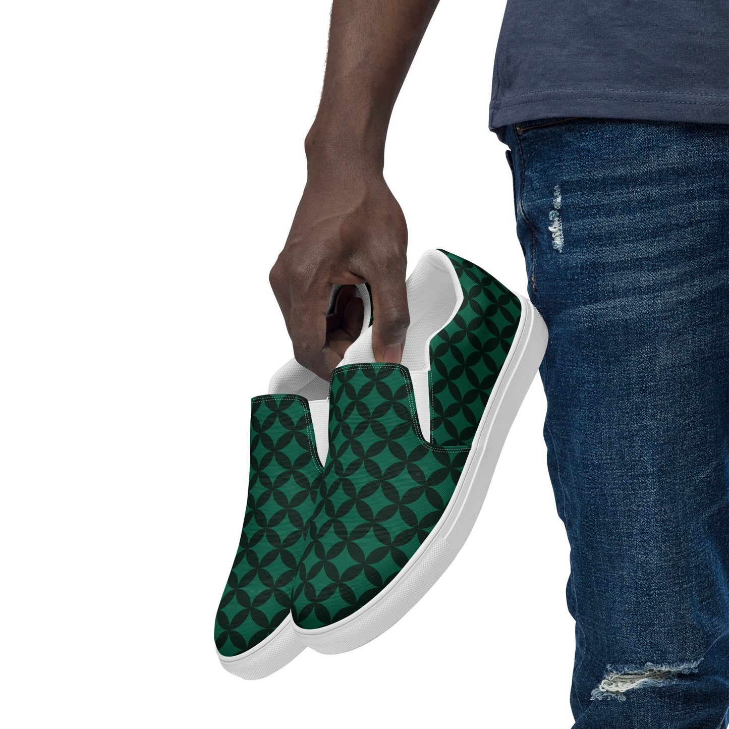 XCLUSIF POETIX LUXURY GREEN Men’s slip-on shoes