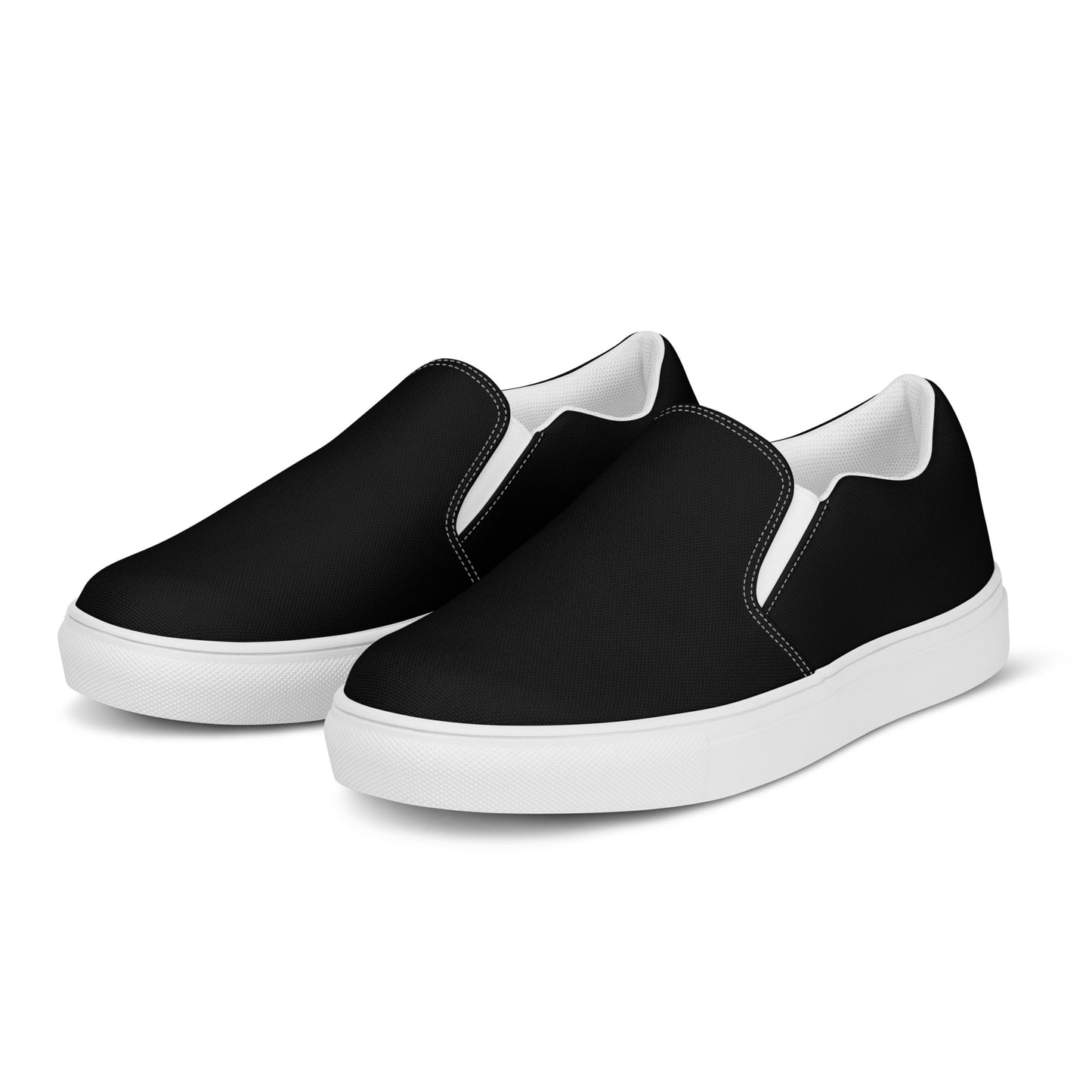 XCLUSIF POETIX BLACK Men’s slip-on canvas shoes