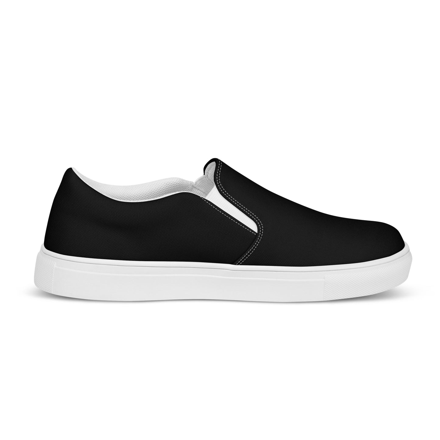 XCLUSIF POETIX BLACK Men’s slip-on canvas shoes