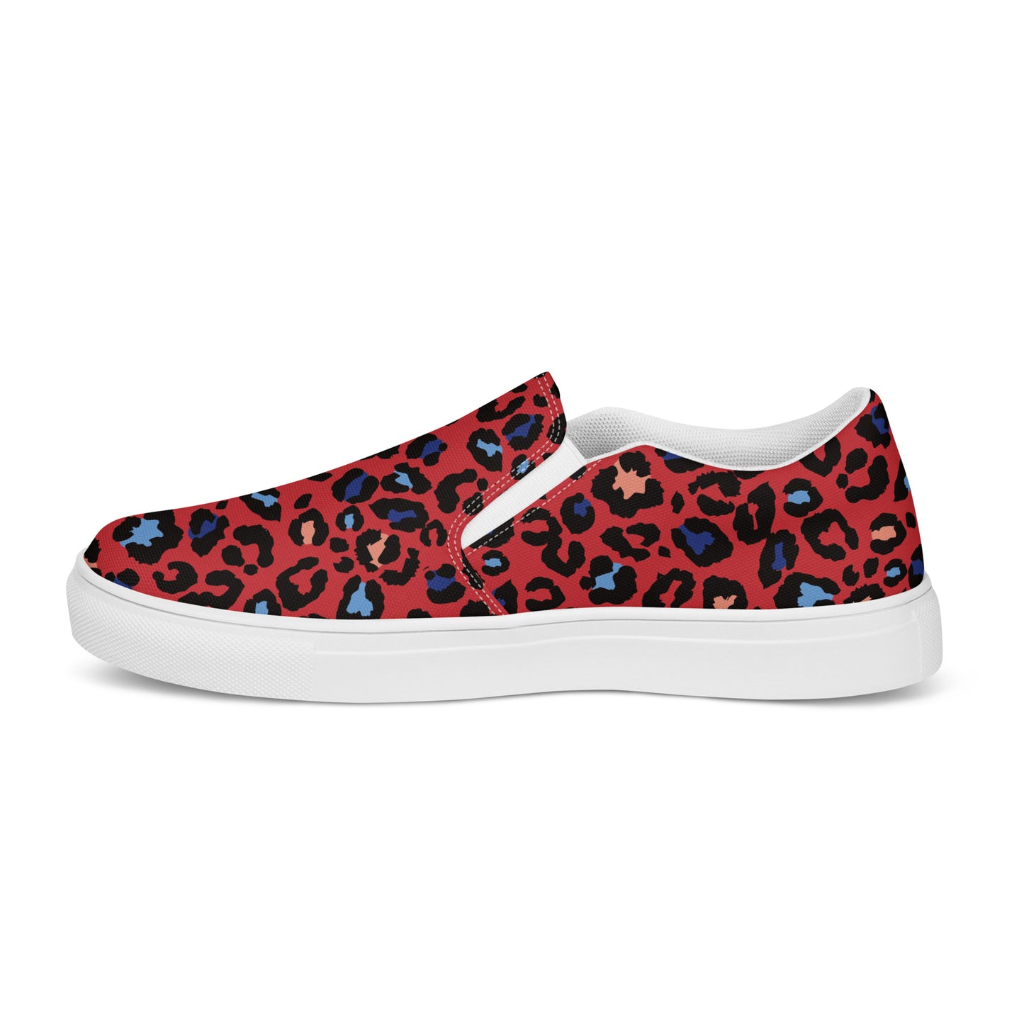 XCLUSIF POETIX RED LEOPARD Men’s slip-on shoes