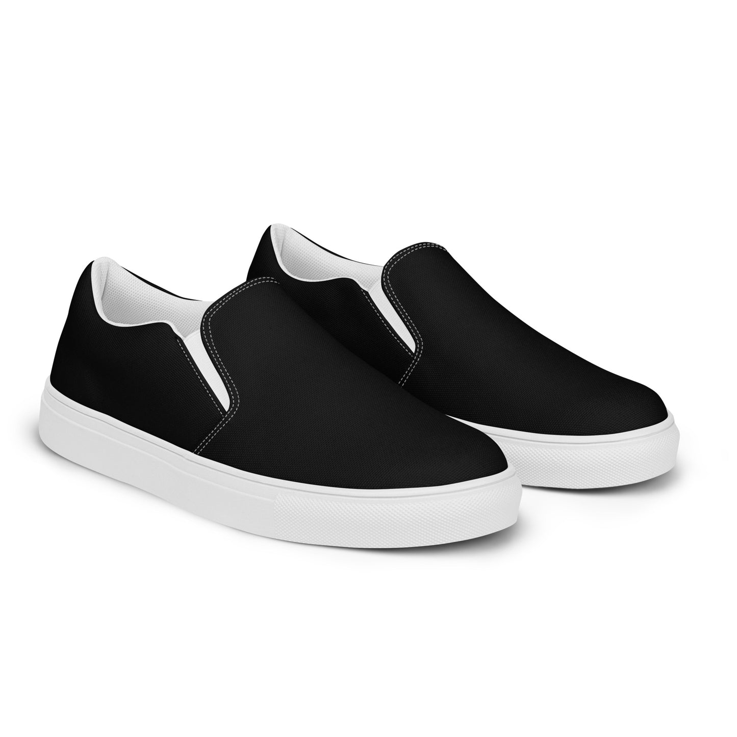 XCLUSIF POETIX BLACK Men’s slip-on canvas shoes