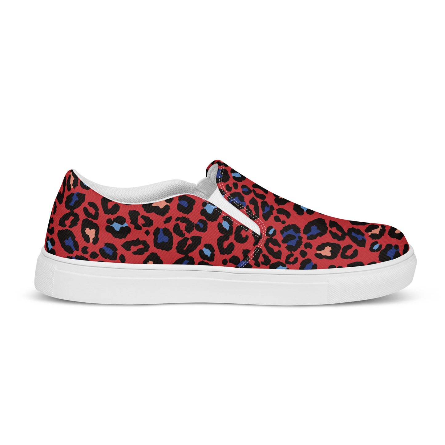 XCLUSIF POETIX RED LEOPARD Men’s slip-on shoes