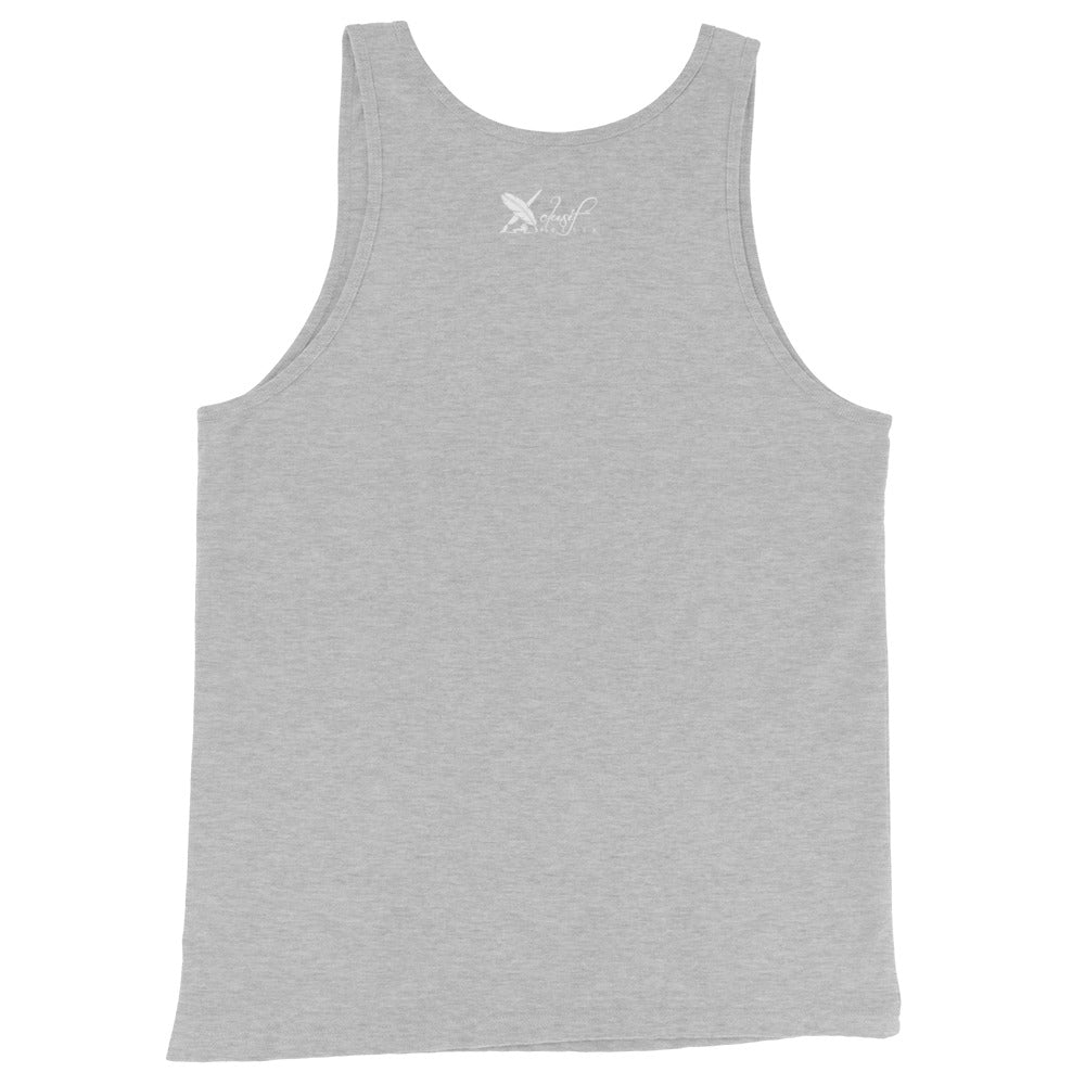 XCLUSIF POETIX WHITE LOGO Unisex Tank Top