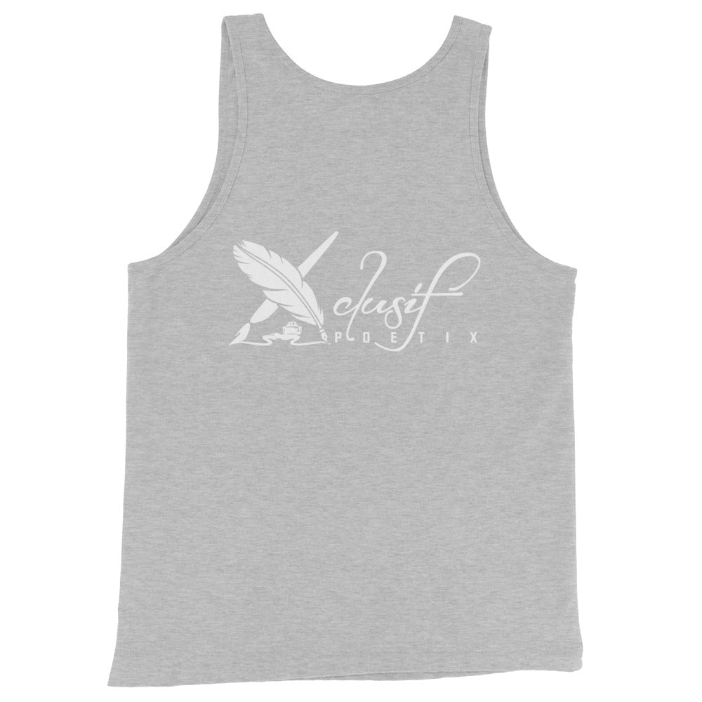 "LIVE FOR WHAT YOU LOVE" BY XCLUSIF POETIX Unisex Tank Top