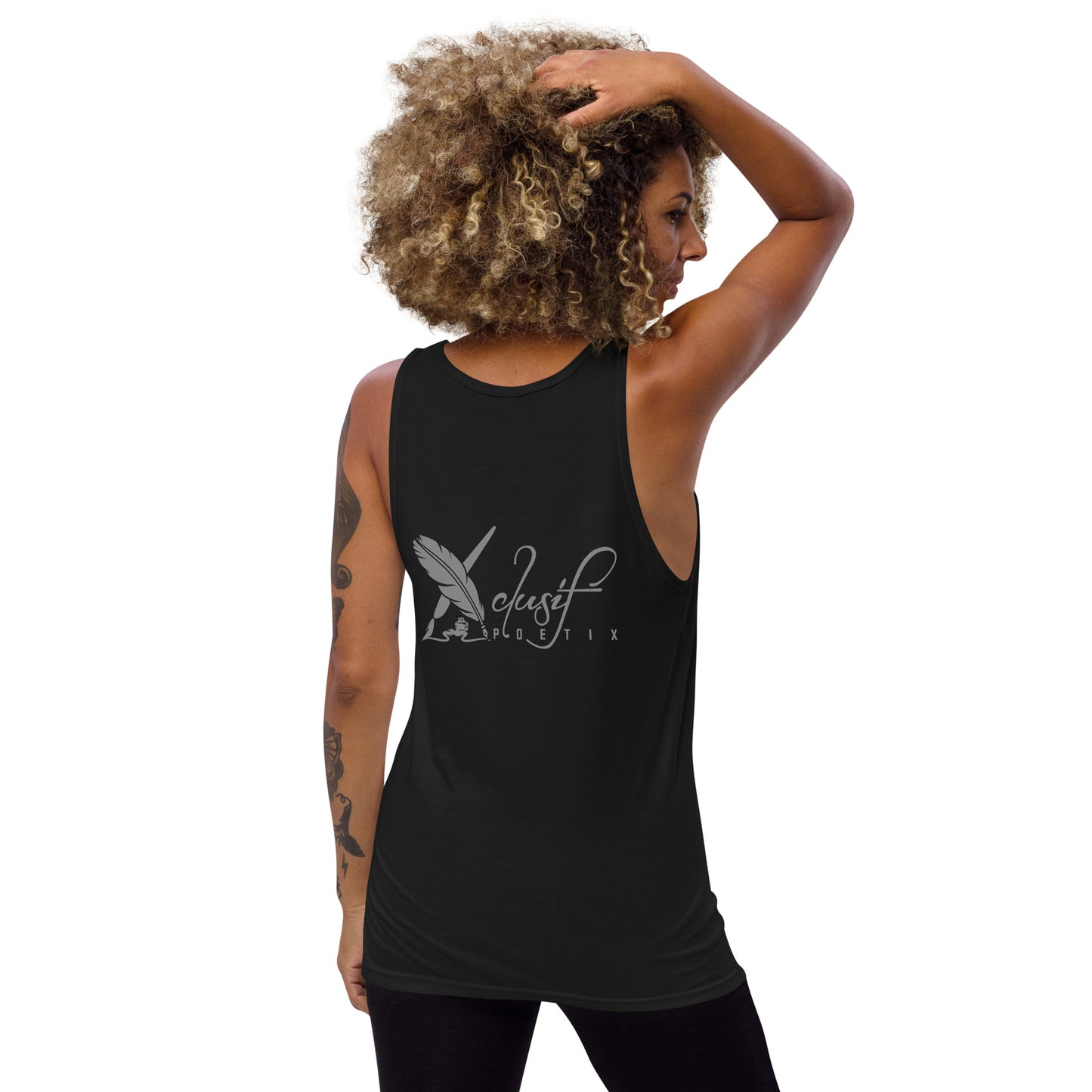 "SHINE BRIGHT LIKE A DIAMOND" BY XCLUSIF POETIX Unisex Tank Top