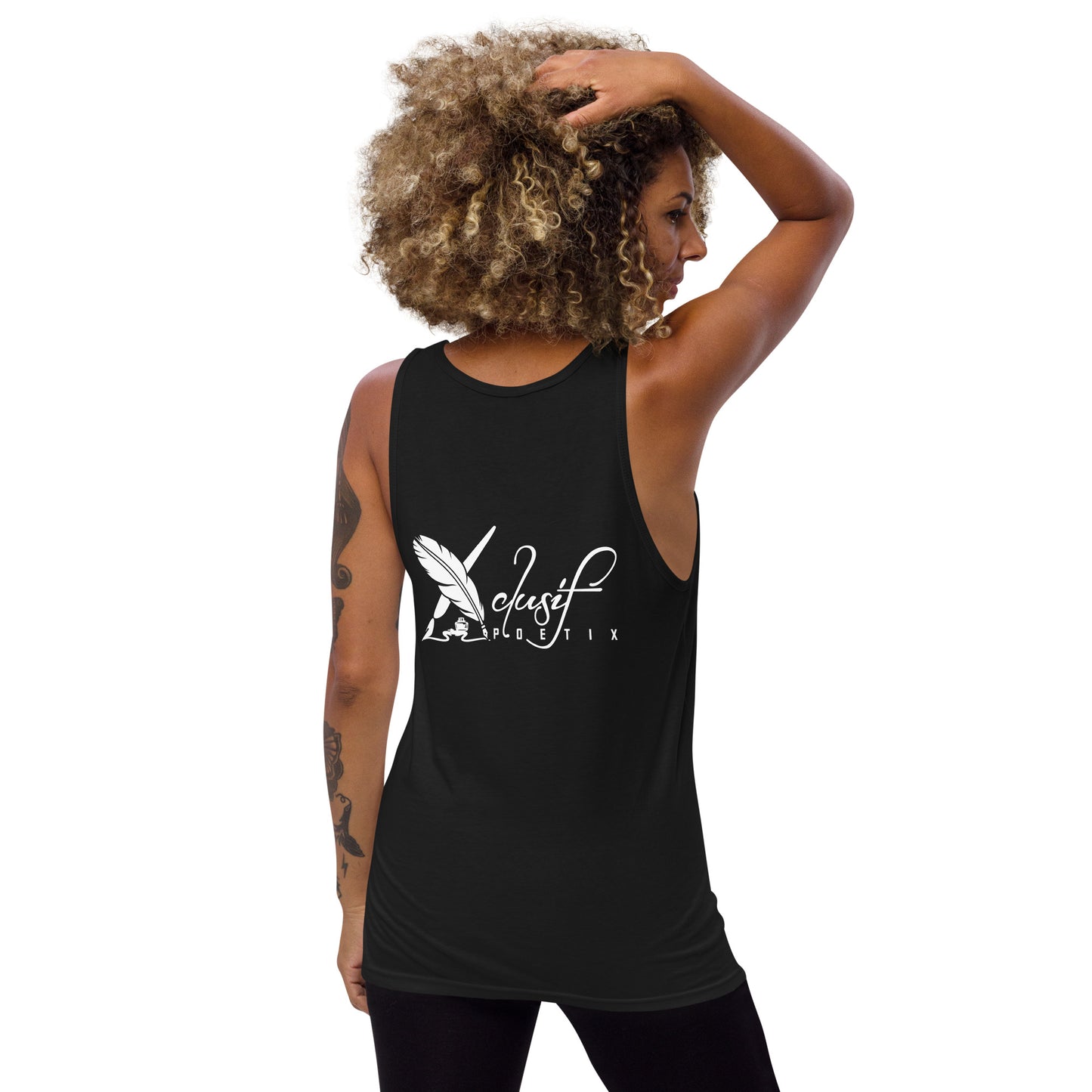 "LIVE FOR WHAT YOU LOVE" BY XCLUSIF POETIX Unisex Tank Top