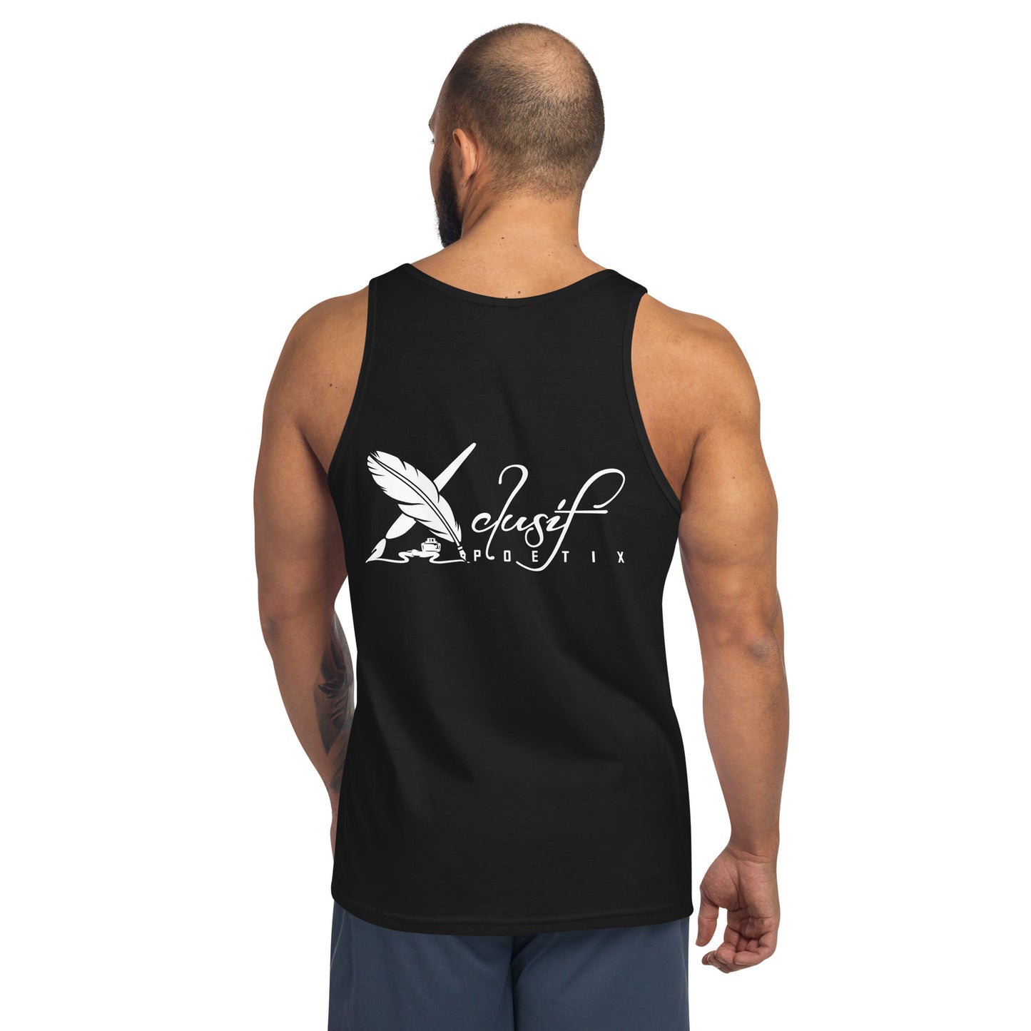 "LIVE FOR WHAT YOU LOVE" BY XCLUSIF POETIX Unisex Tank Top