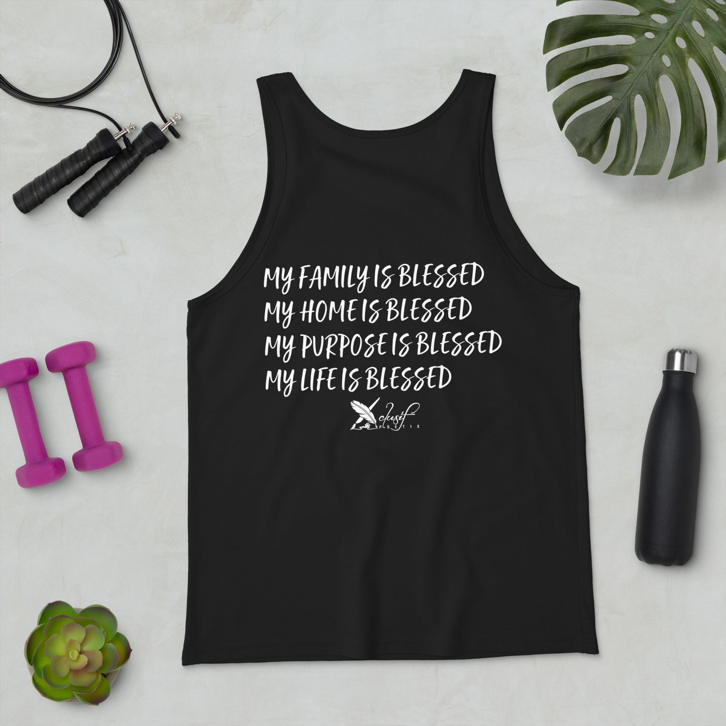 BLESSED BY XCLUSIF POETIX Tank Top