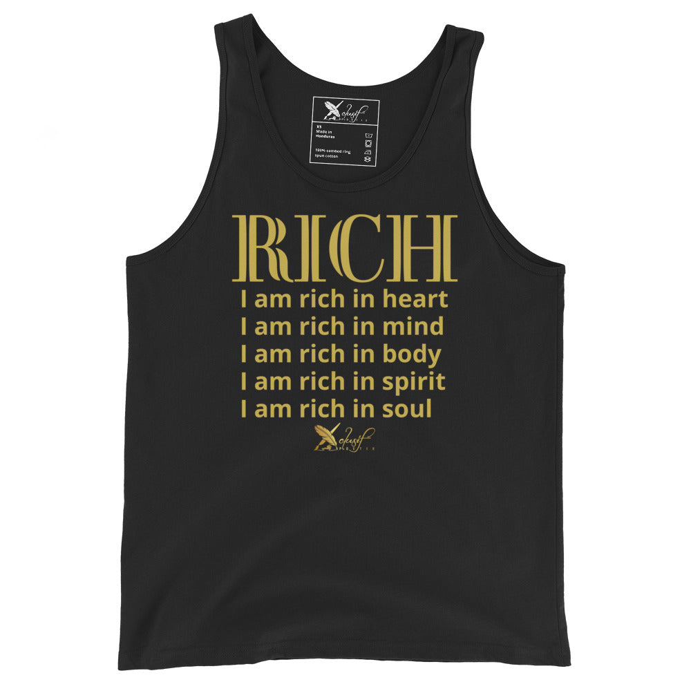 RICH BY XCLUSIF POETIX Unisex Tank Top