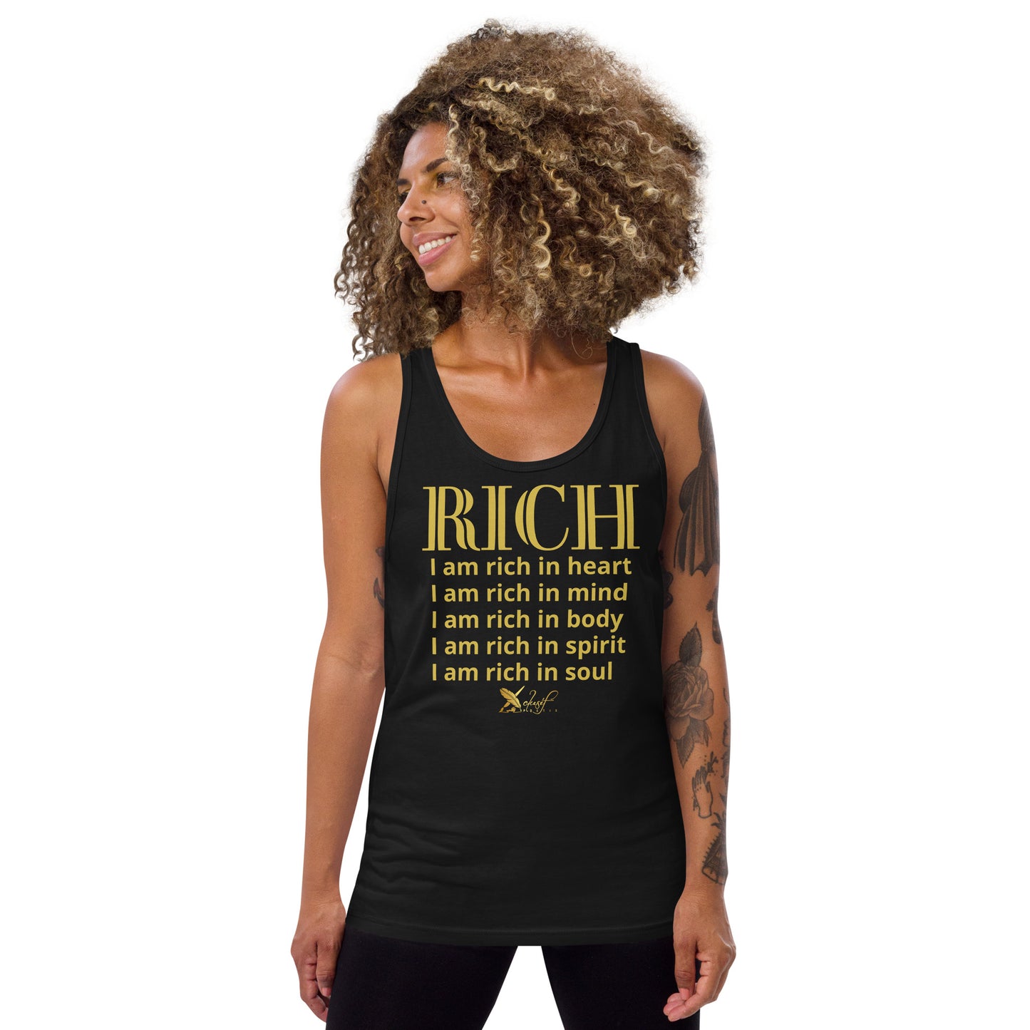 RICH BY XCLUSIF POETIX Unisex Tank Top