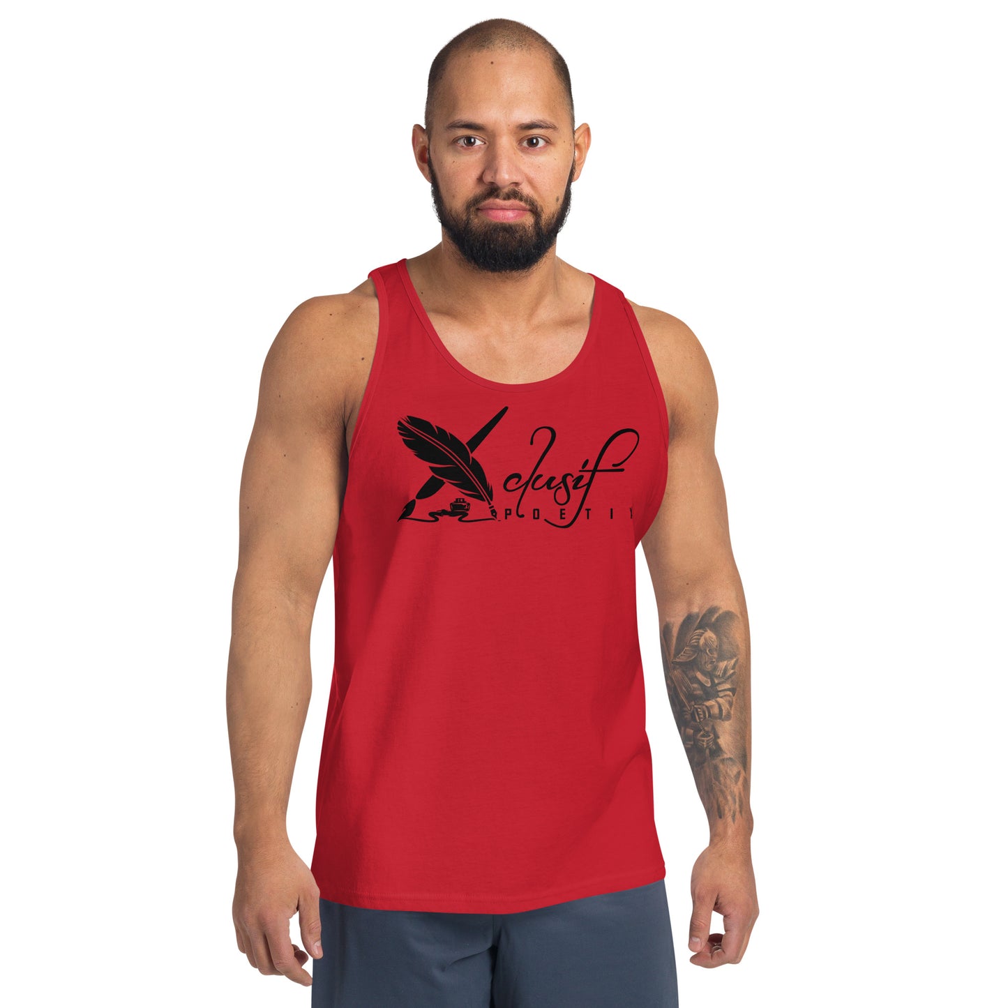 XCLUSIF POETIX BLACK LOGO Unisex Tank Top