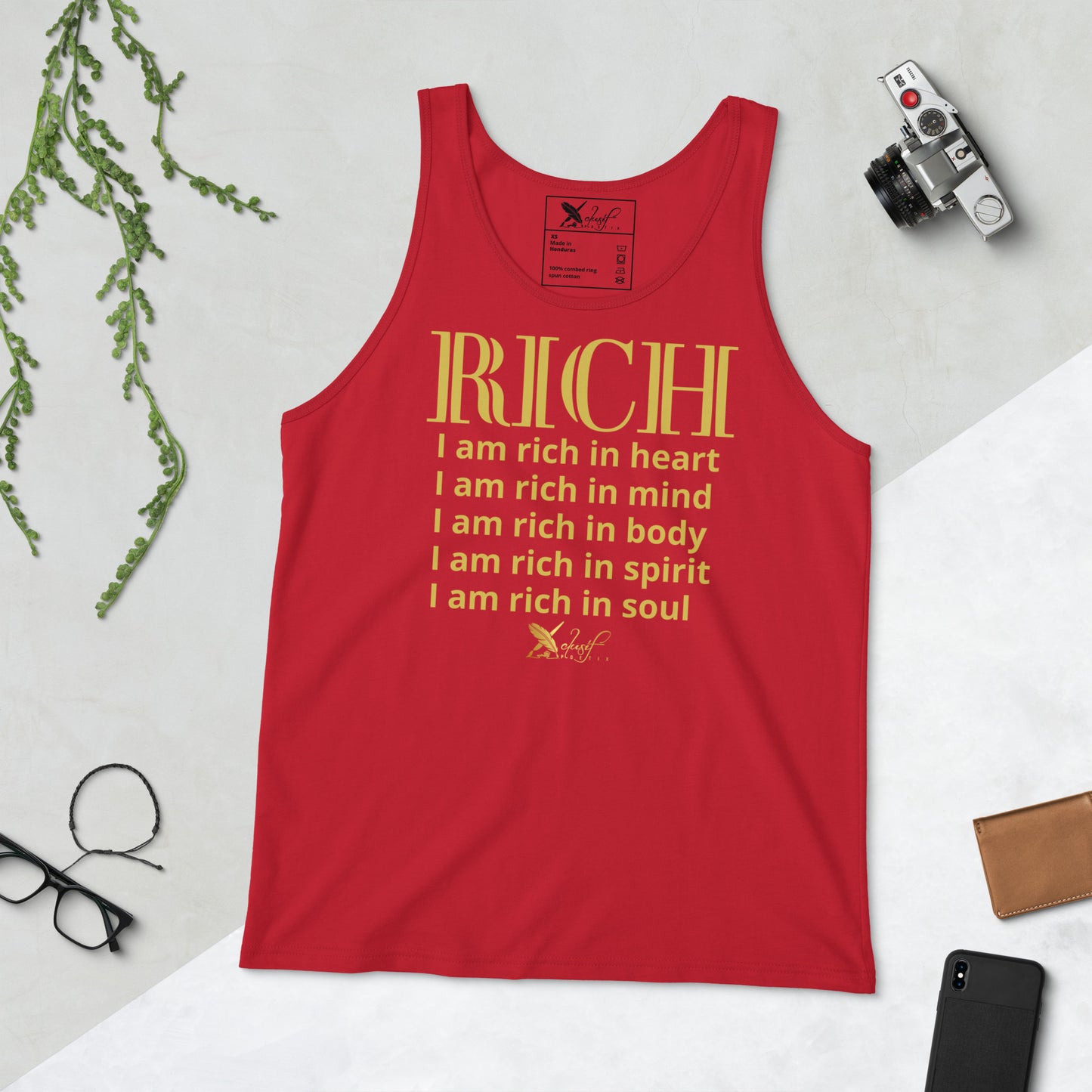 RICH BY XCLUSIF POETIX Unisex Tank Top