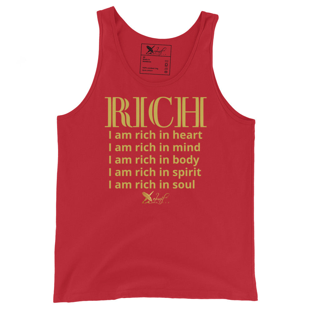 RICH BY XCLUSIF POETIX Unisex Tank Top