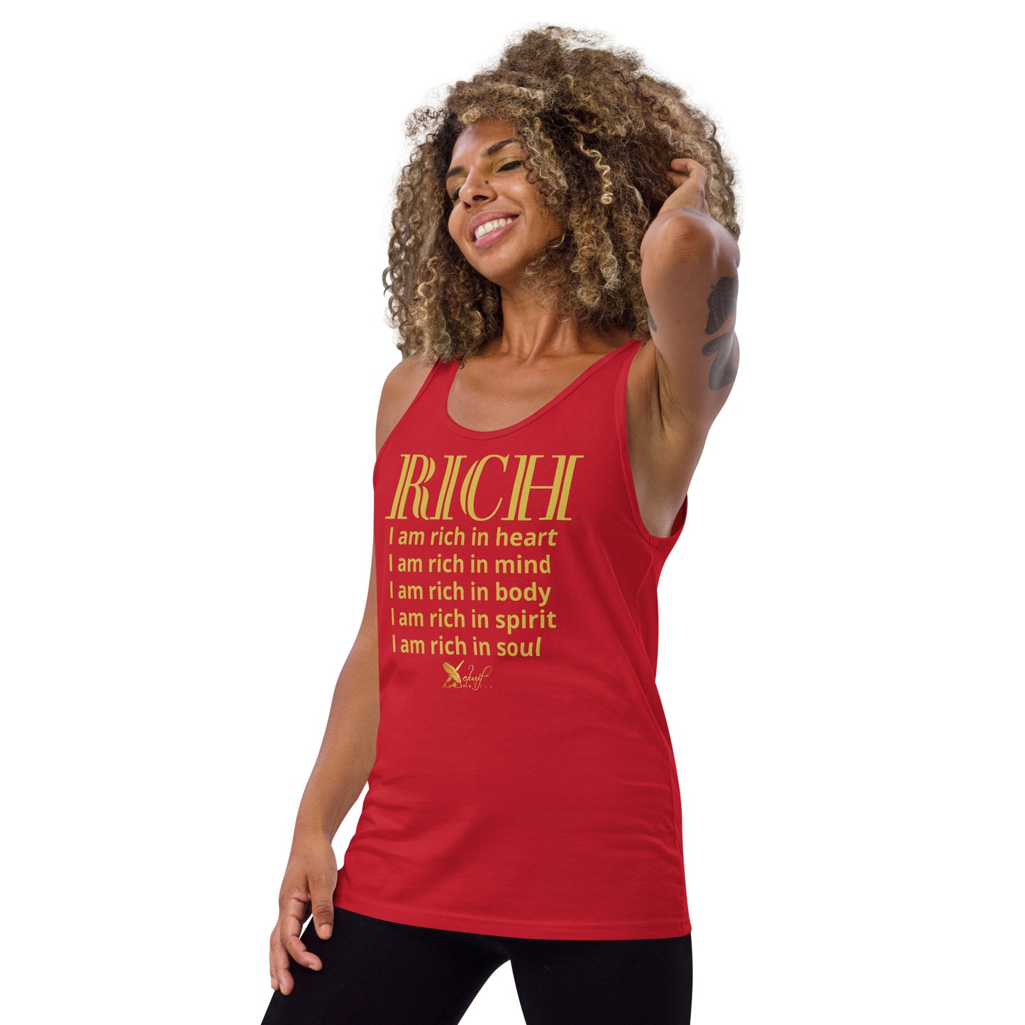 RICH BY XCLUSIF POETIX Unisex Tank Top