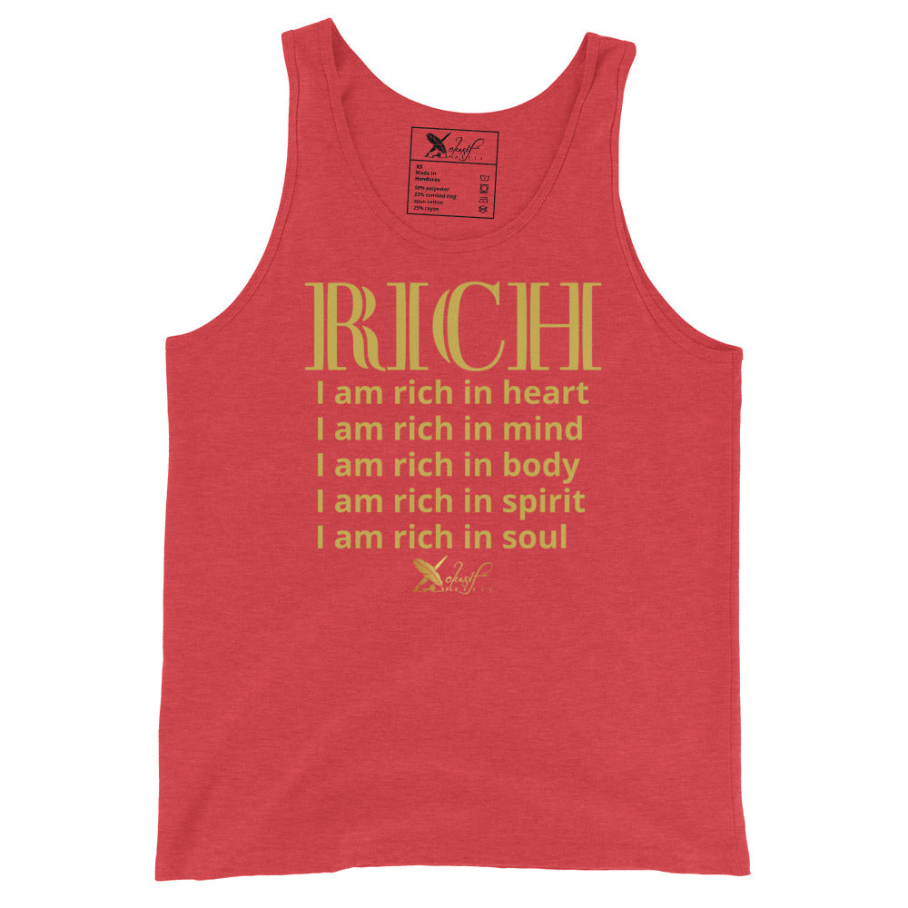 RICH BY XCLUSIF POETIX Unisex Tank Top