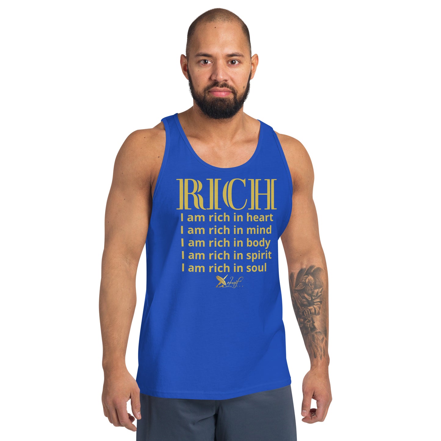 RICH BY XCLUSIF POETIX Unisex Tank Top