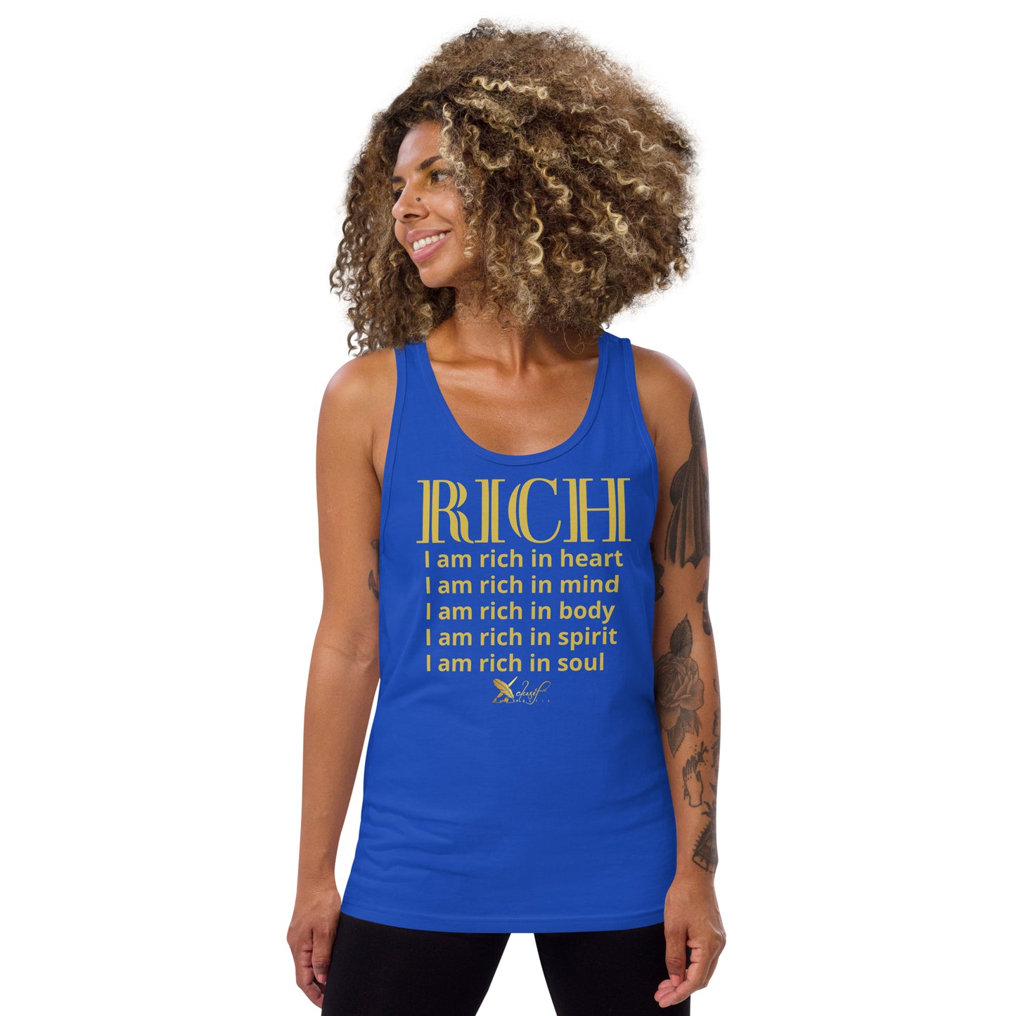 RICH BY XCLUSIF POETIX Unisex Tank Top