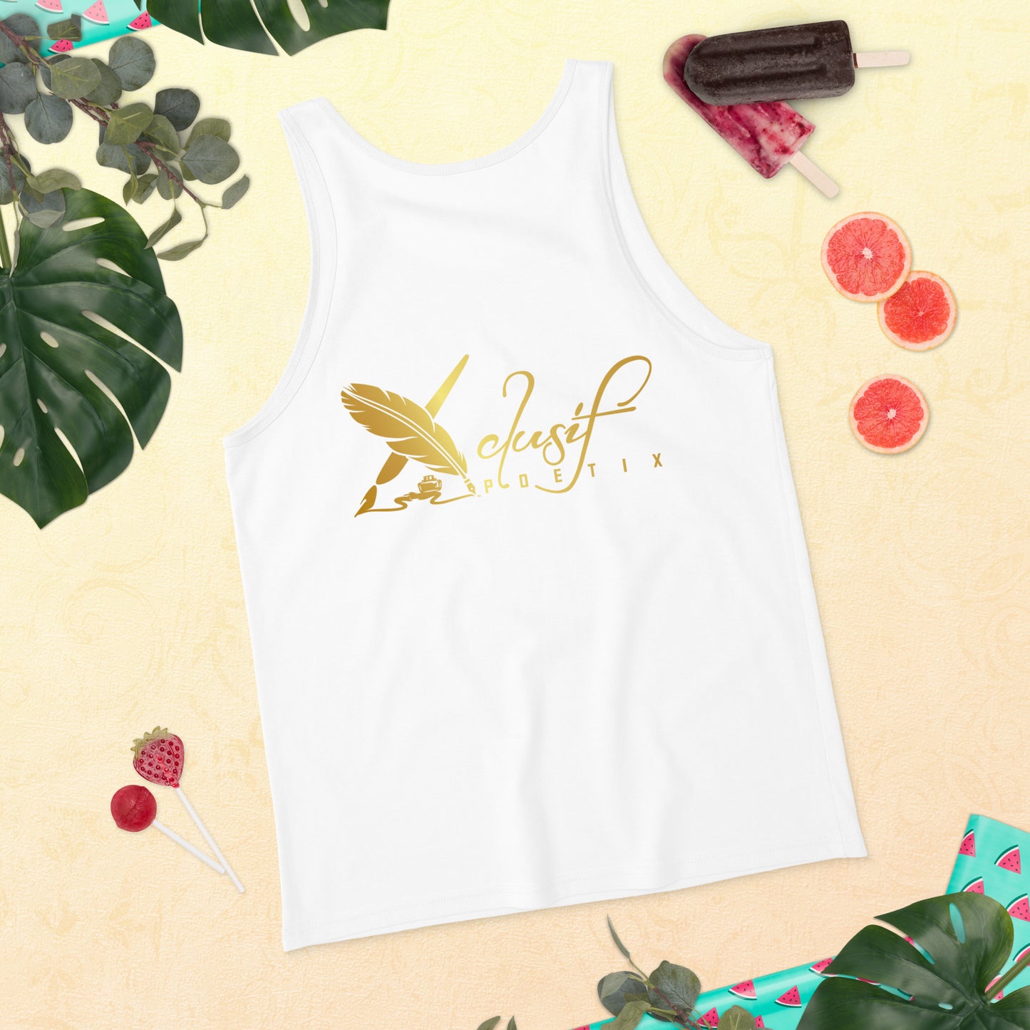 RICH BY XCLUSIF POETIX Unisex Tank Top