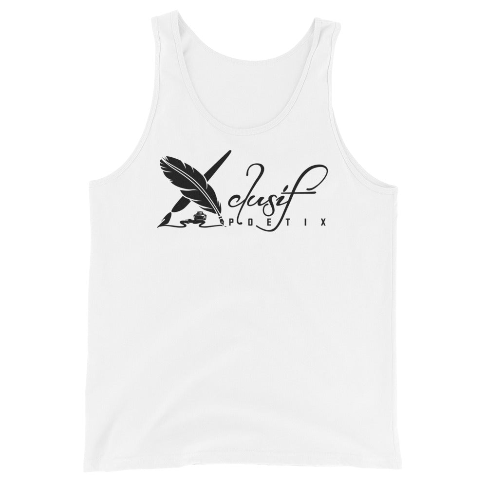 XCLUSIF POETIX BLACK LOGO Unisex Tank Top