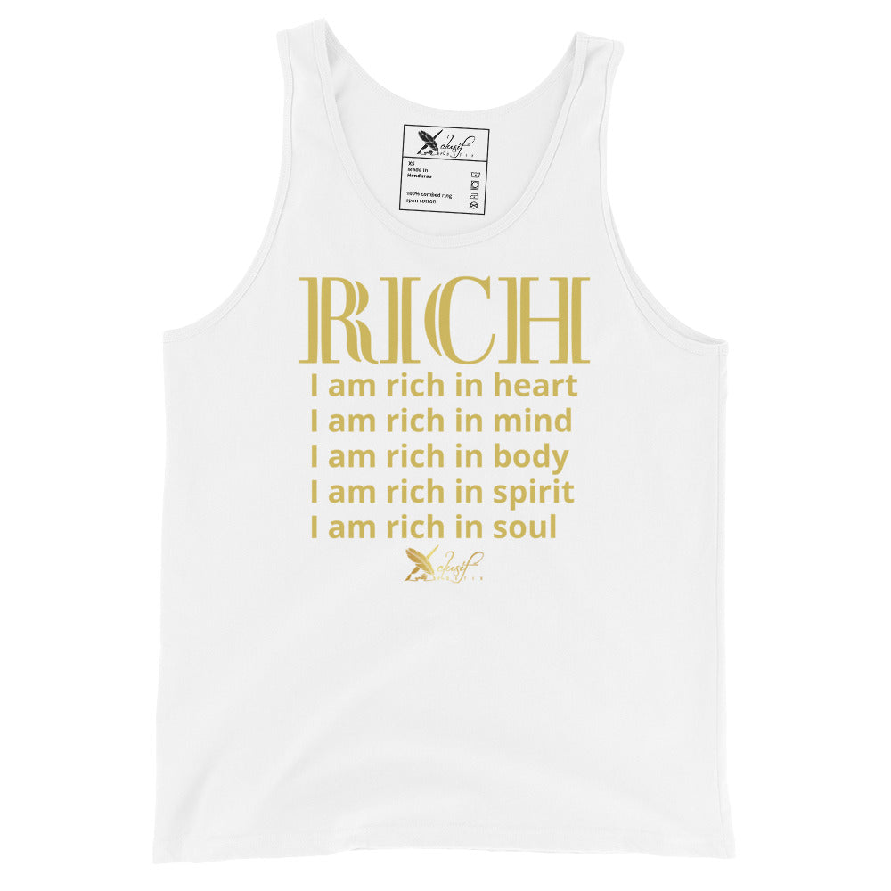 RICH BY XCLUSIF POETIX Unisex Tank Top