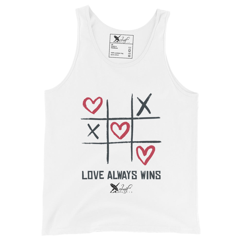 "LOVE ALWAYS WINS" BY XCLUSIF POETIX Unisex Tank Top