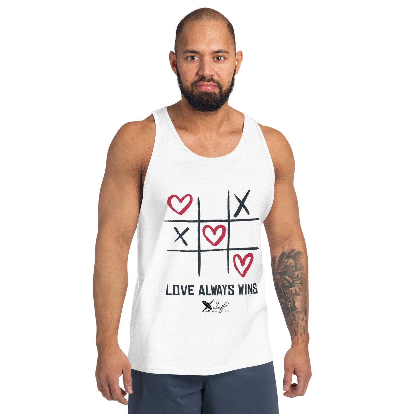 "LOVE ALWAYS WINS" BY XCLUSIF POETIX Unisex Tank Top