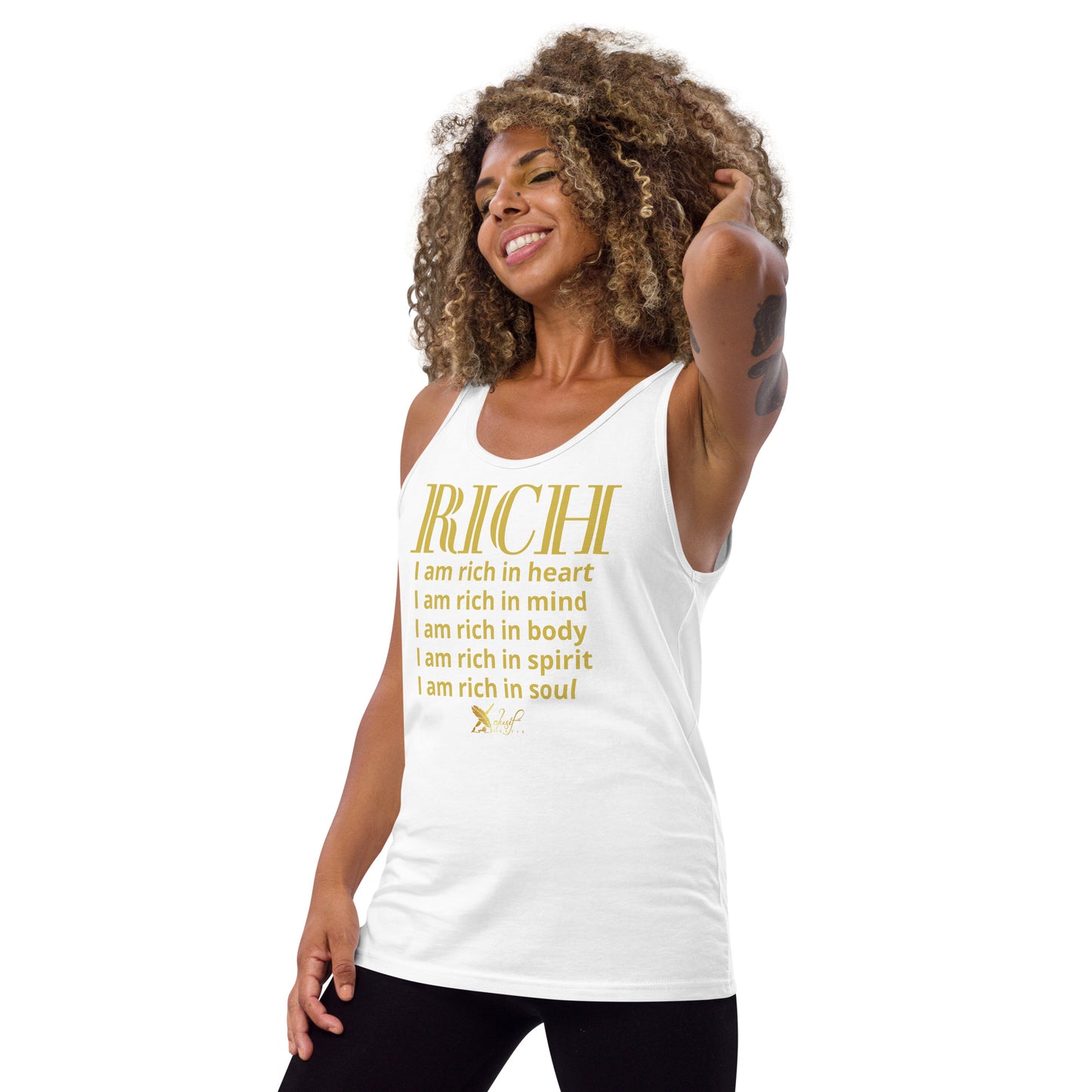 RICH BY XCLUSIF POETIX Unisex Tank Top