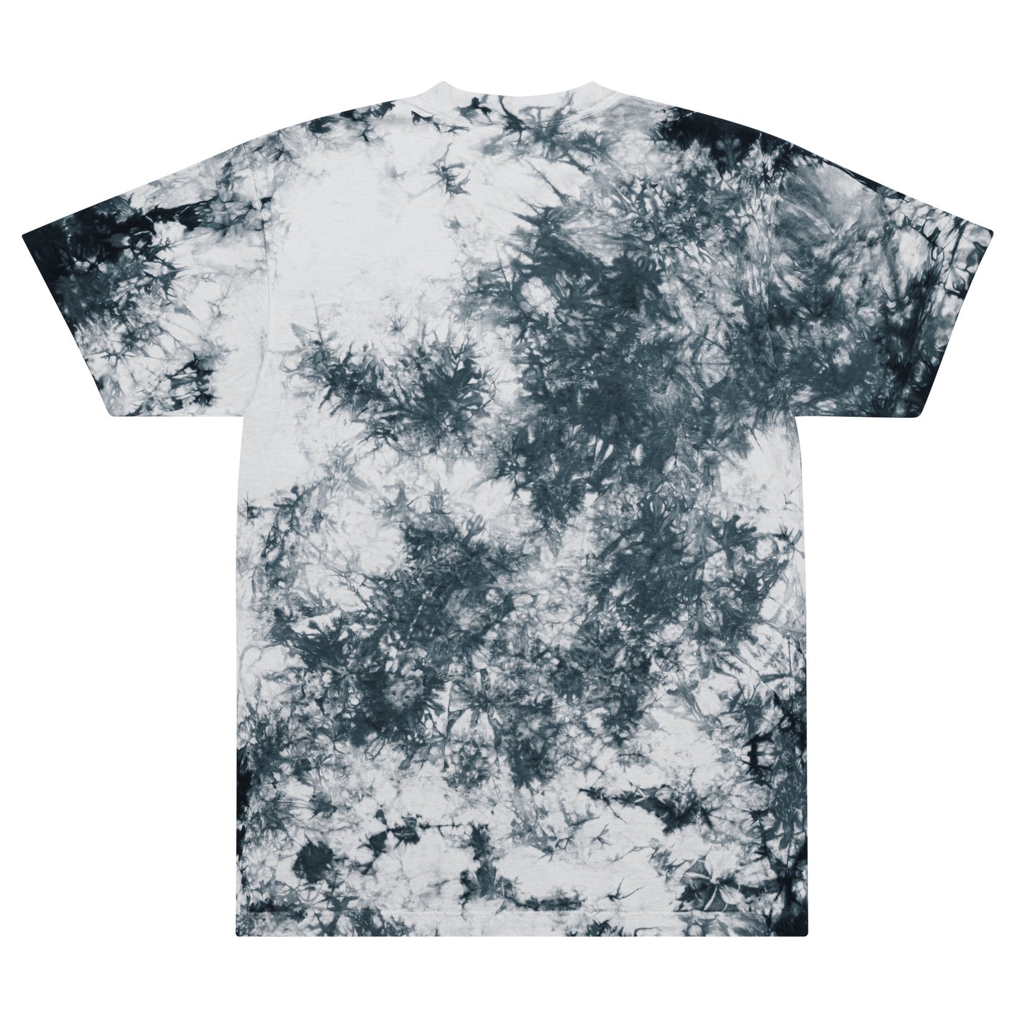 XCLUSIF POETIX WHITE LOGO Oversized tie-dye t-shirt