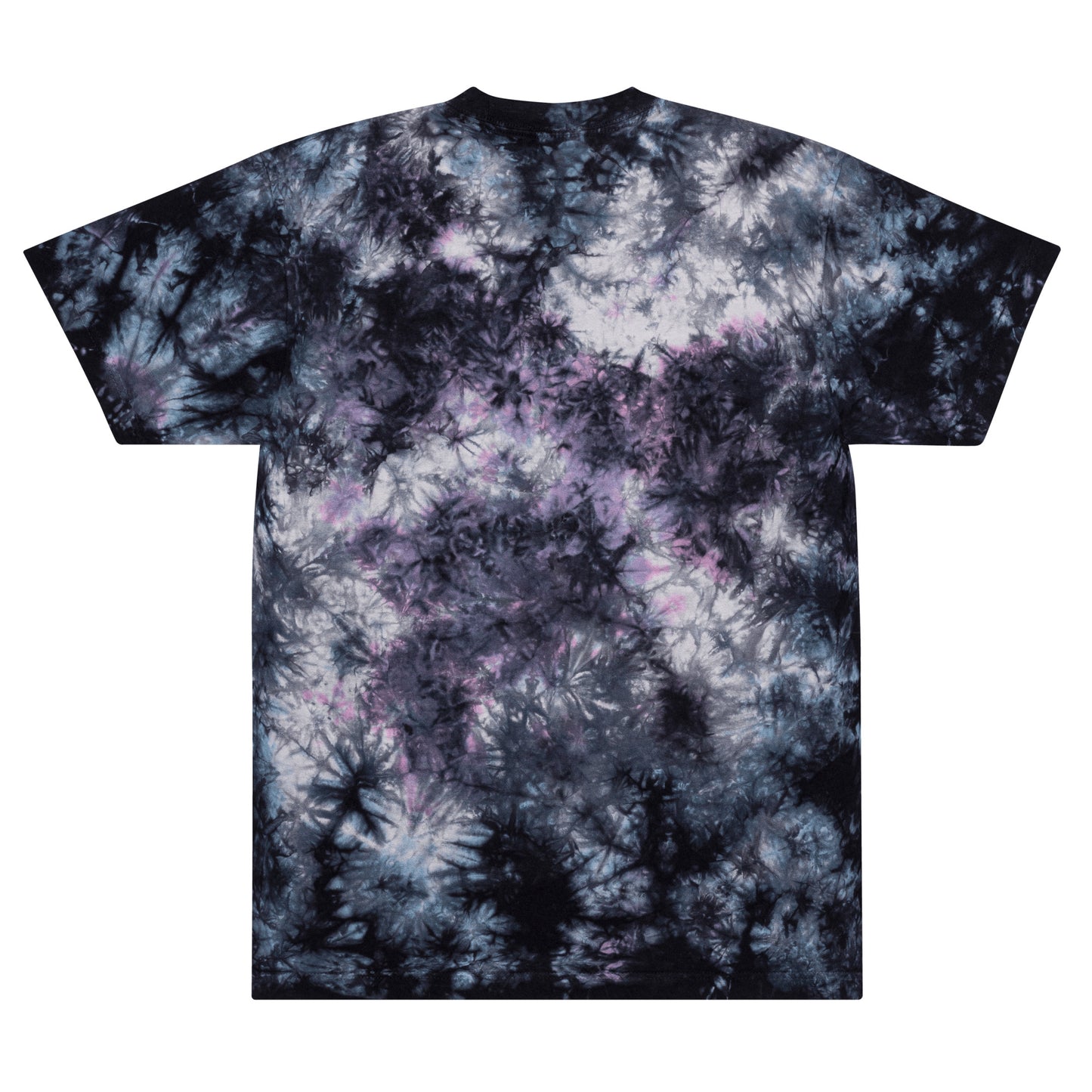 XCLUSIF POETIX WHITE LOGO Oversized tie-dye t-shirt