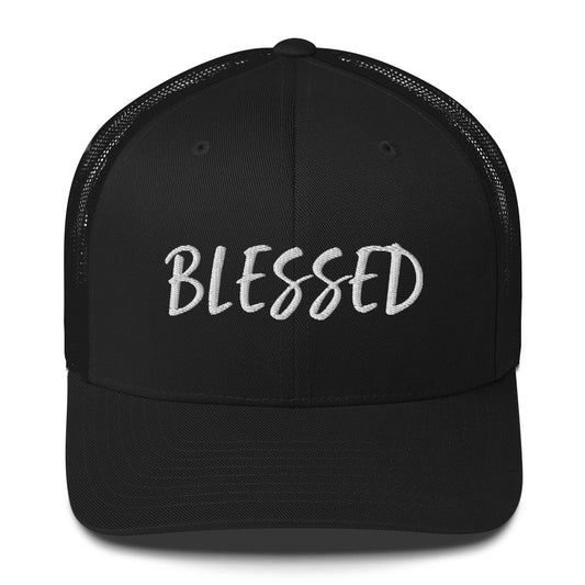 BLESSED BY XCLUSIF POETIX Trucker Cap