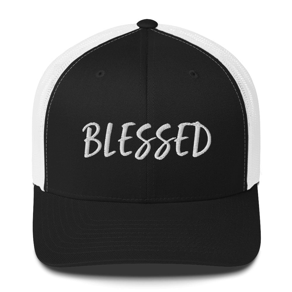 BLESSED BY XCLUSIF POETIX Trucker Cap