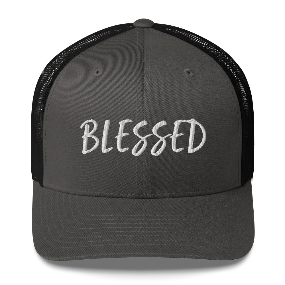 BLESSED BY XCLUSIF POETIX Trucker Cap