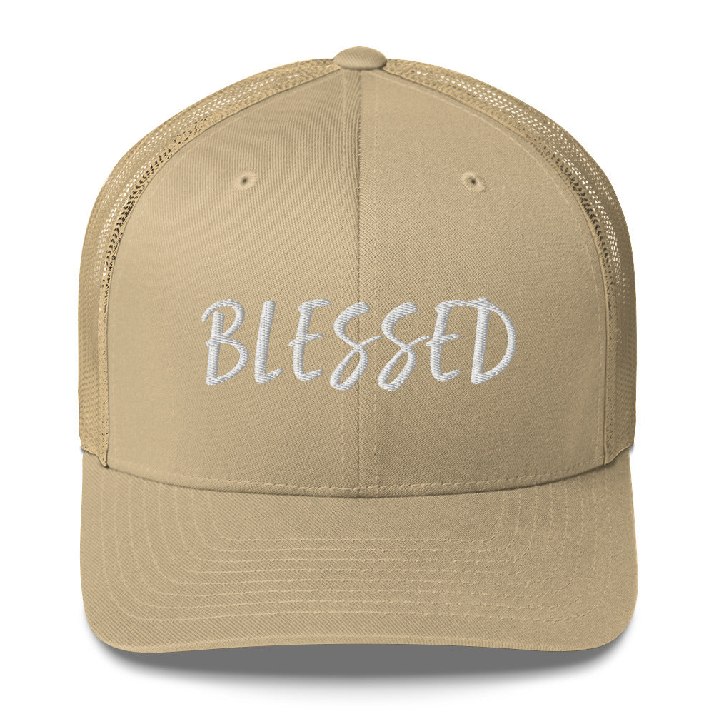 BLESSED BY XCLUSIF POETIX Trucker Cap