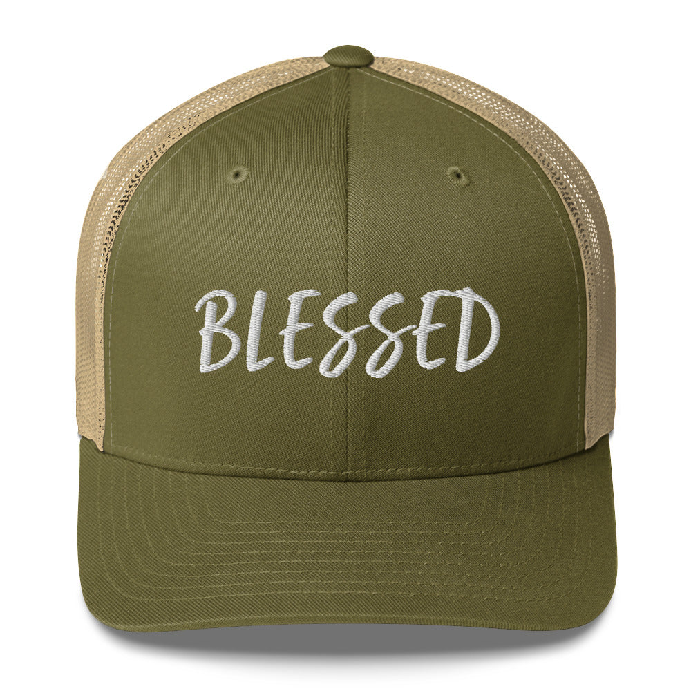 BLESSED BY XCLUSIF POETIX Trucker Cap