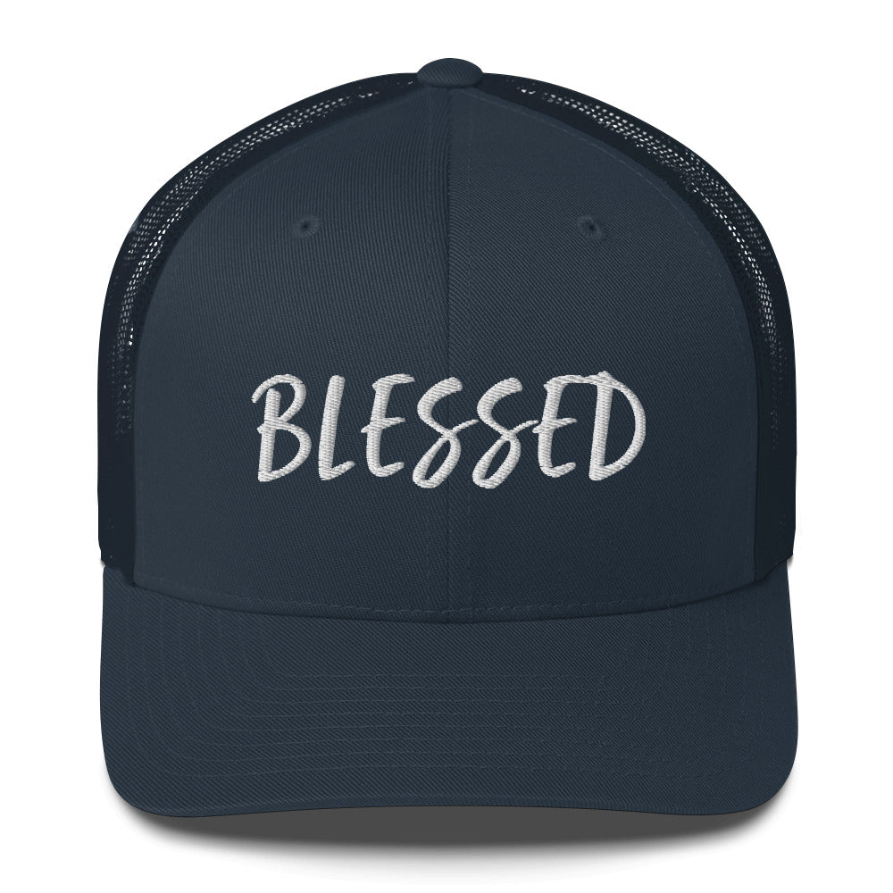 BLESSED BY XCLUSIF POETIX Trucker Cap