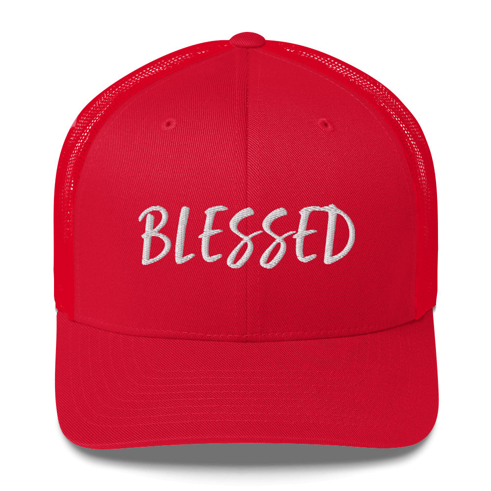 BLESSED BY XCLUSIF POETIX Trucker Cap