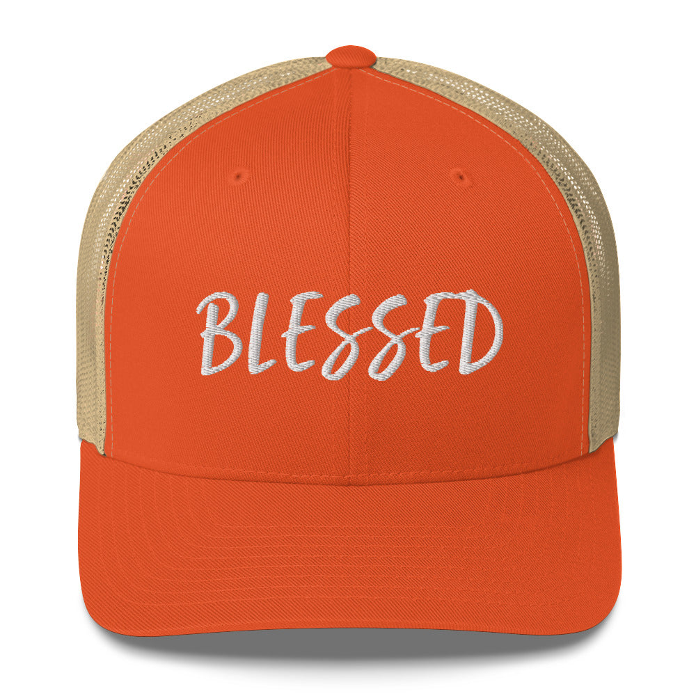 BLESSED BY XCLUSIF POETIX Trucker Cap