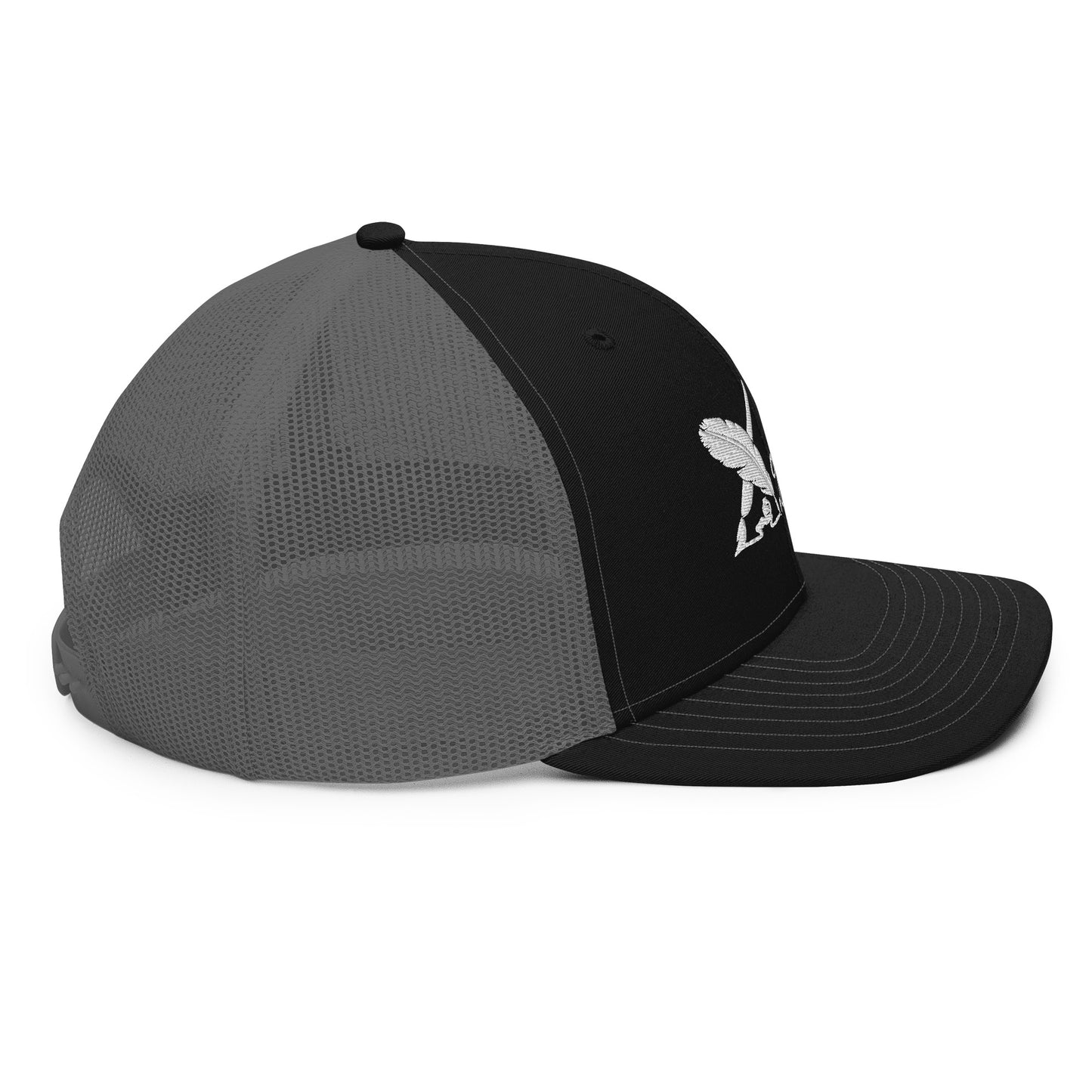 XCLUSIF POETIX WHITE LOGO Snapback Trucker Cap