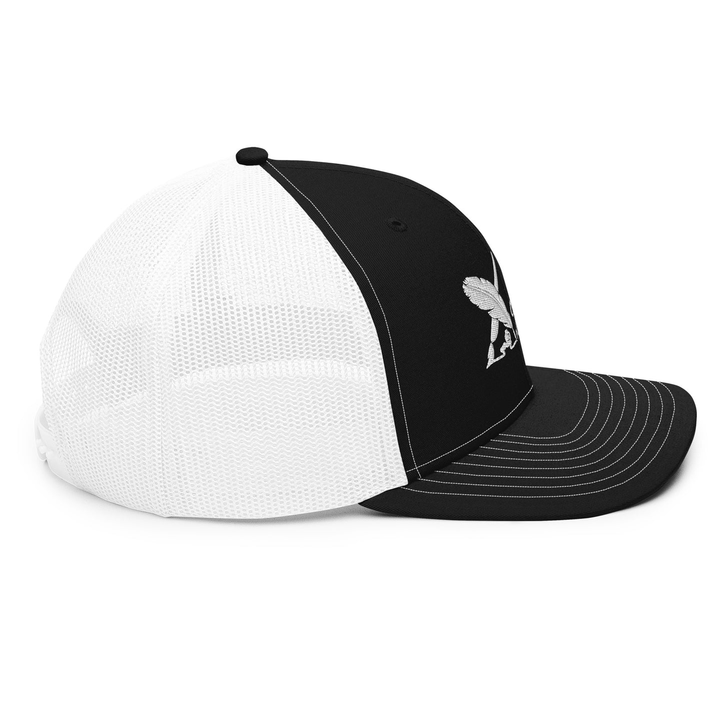 XCLUSIF POETIX WHITE LOGO Snapback Trucker Cap