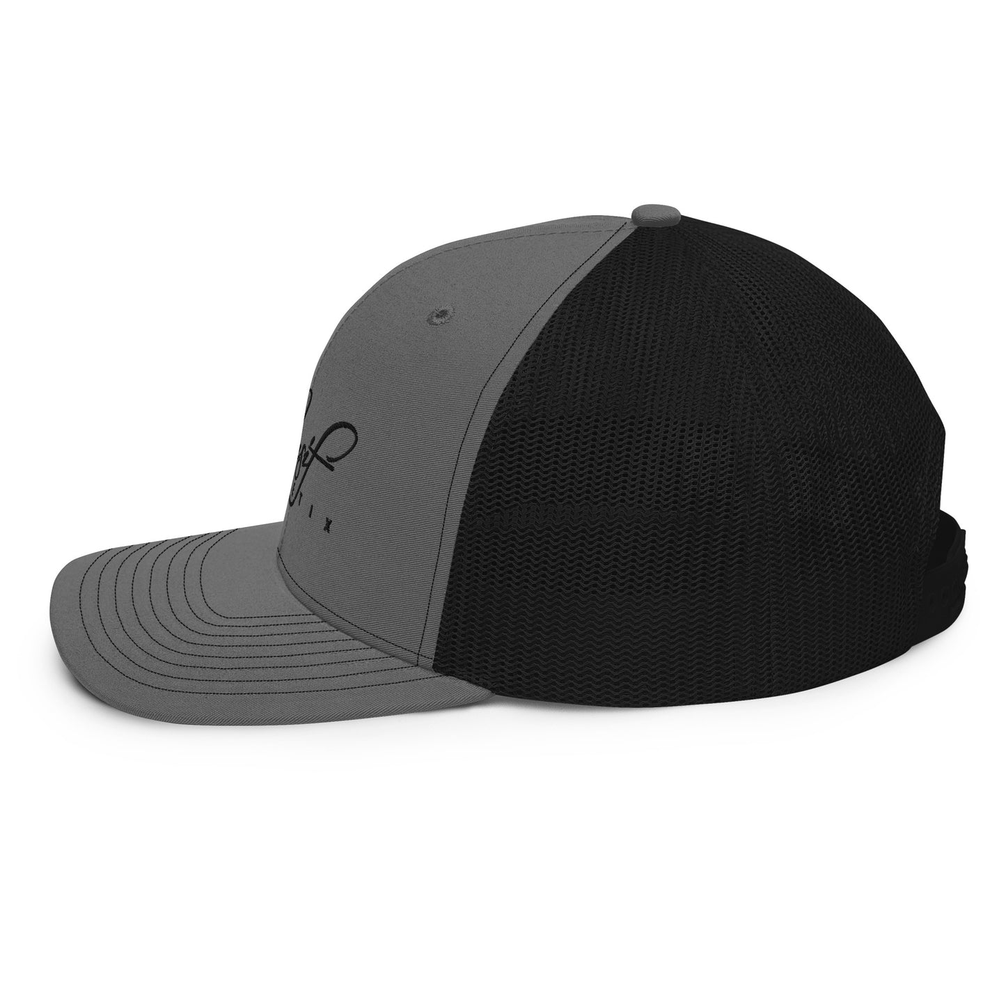 XCLUSIF POETIX BLACK LOGO Snapback Trucker Cap