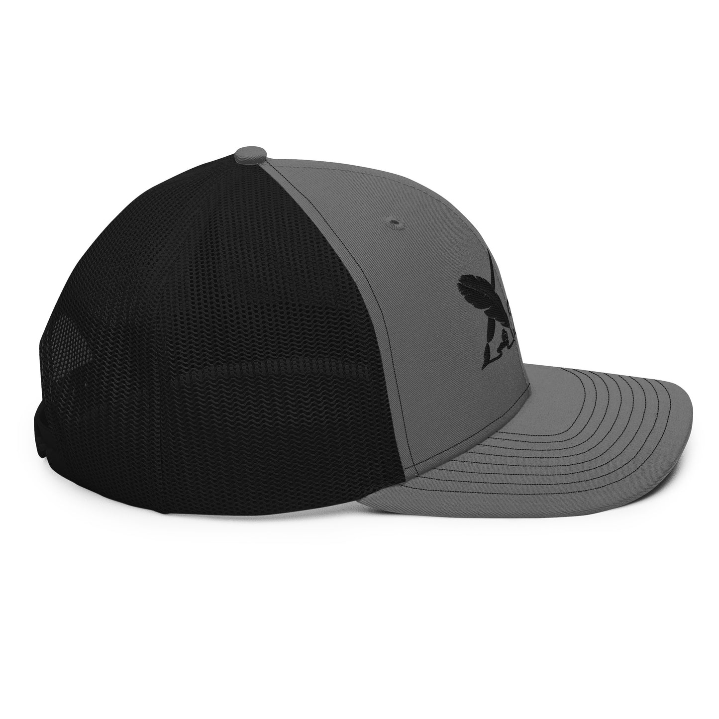 XCLUSIF POETIX BLACK LOGO Snapback Trucker Cap