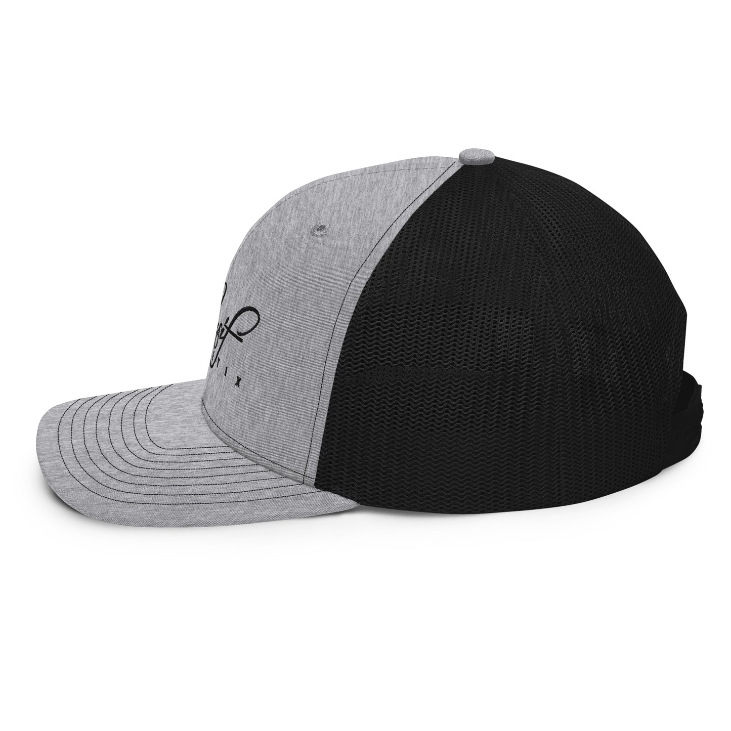 XCLUSIF POETIX BLACK LOGO Snapback Trucker Cap