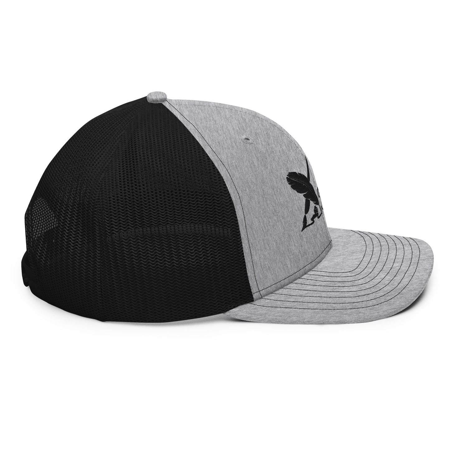 XCLUSIF POETIX BLACK LOGO Snapback Trucker Cap