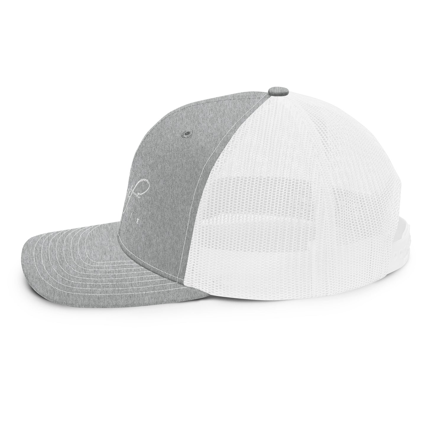 XCLUSIF POETIX WHITE LOGO Snapback Trucker Cap