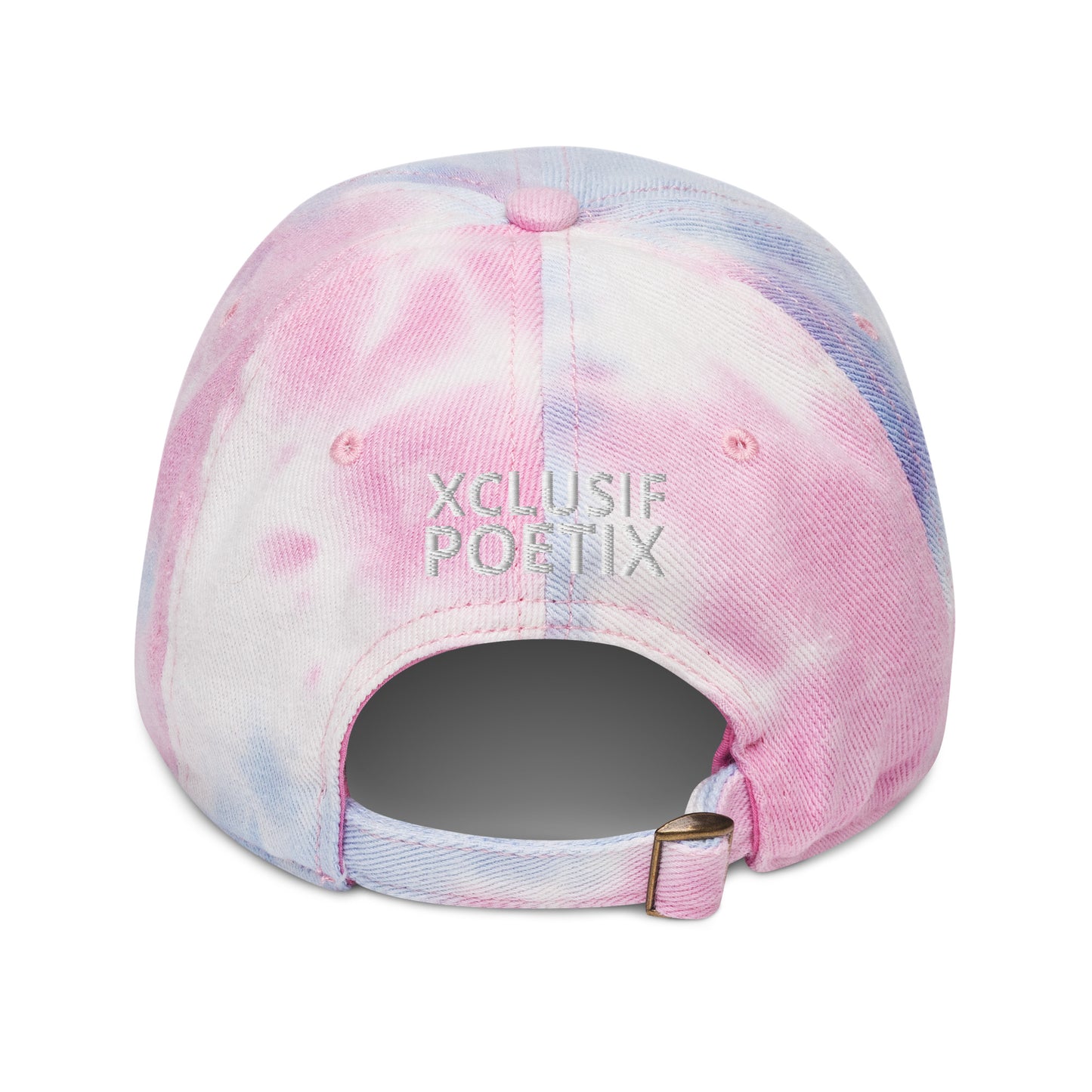 XCLUSIF POETIX WHITE LOGO Tie dye hat