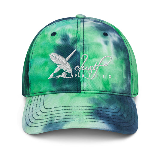 XCLUSIF POETIX WHITE LOGO Tie dye hat