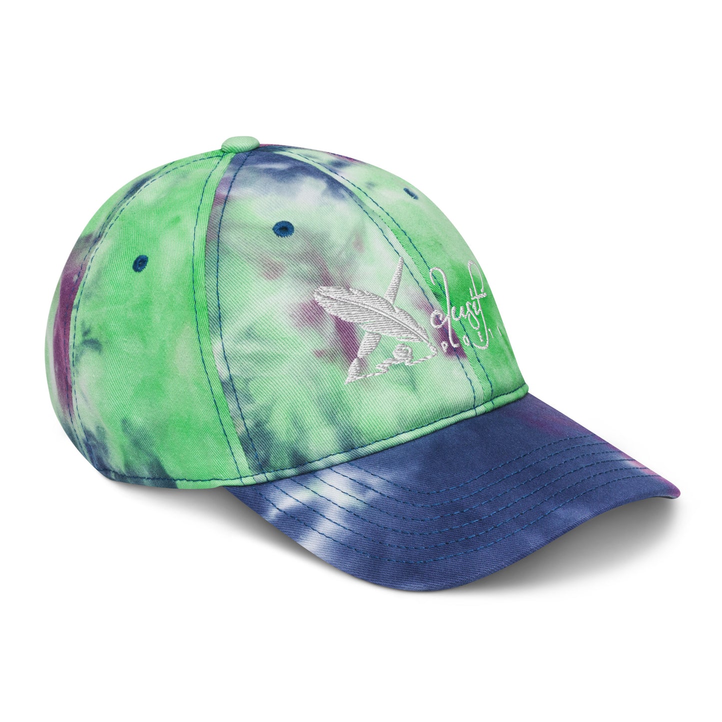 XCLUSIF POETIX WHITE LOGO Tie dye hat