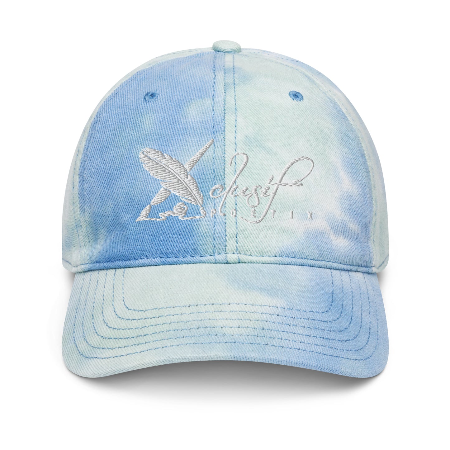 XCLUSIF POETIX WHITE LOGO Tie dye hat