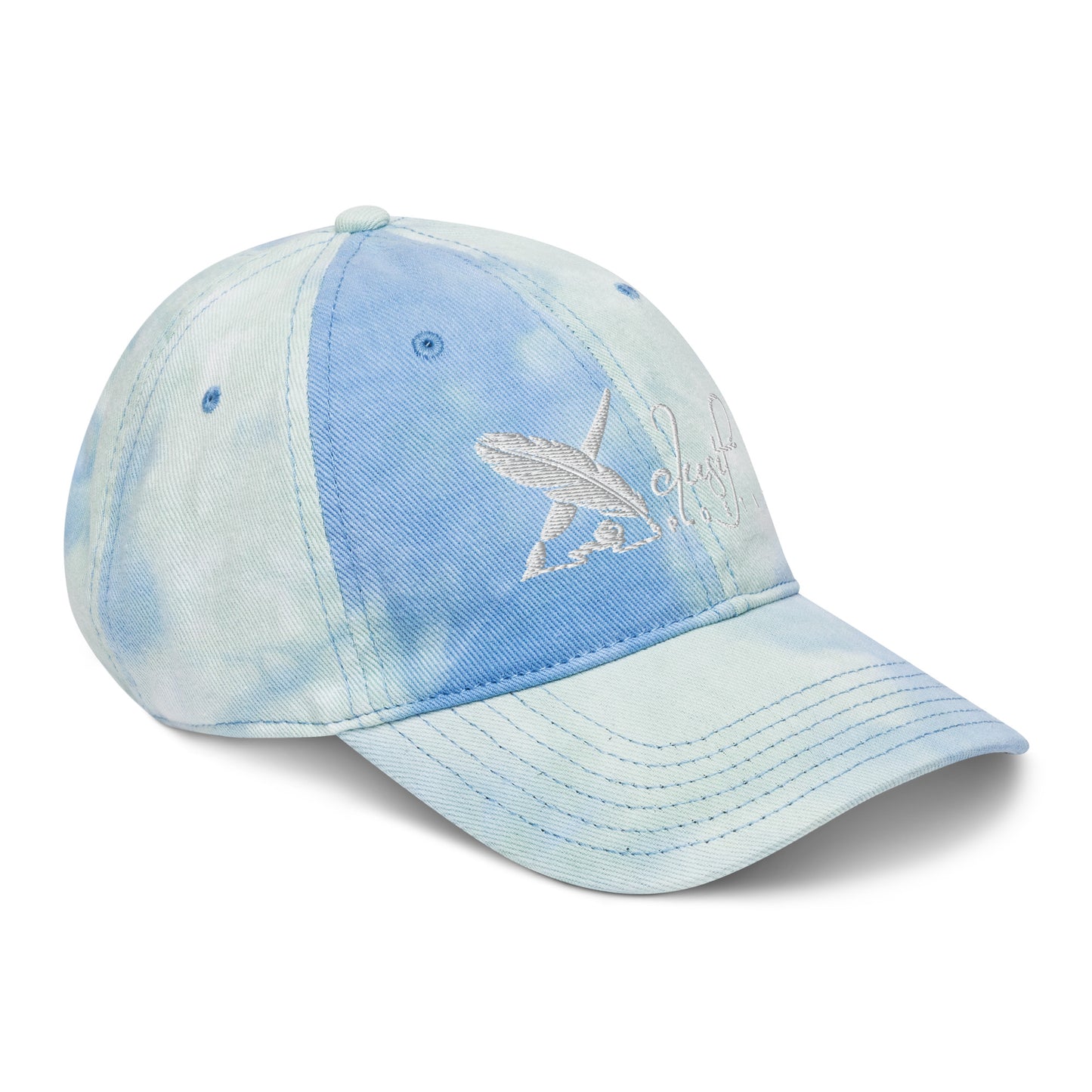 XCLUSIF POETIX WHITE LOGO Tie dye hat