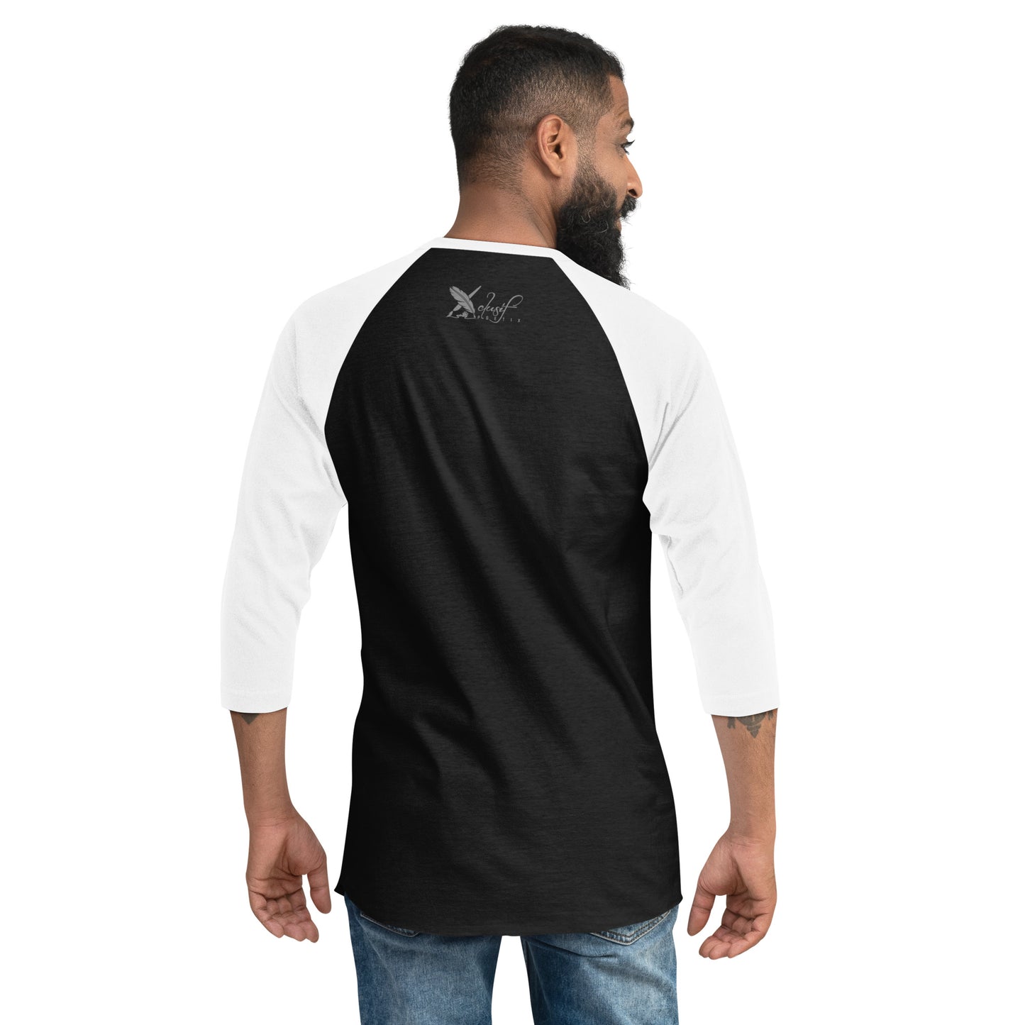 "SHINE BRIGHT LIKE A DIAMOND" BY XCLUSIF POETIX 3/4 sleeve raglan shirt